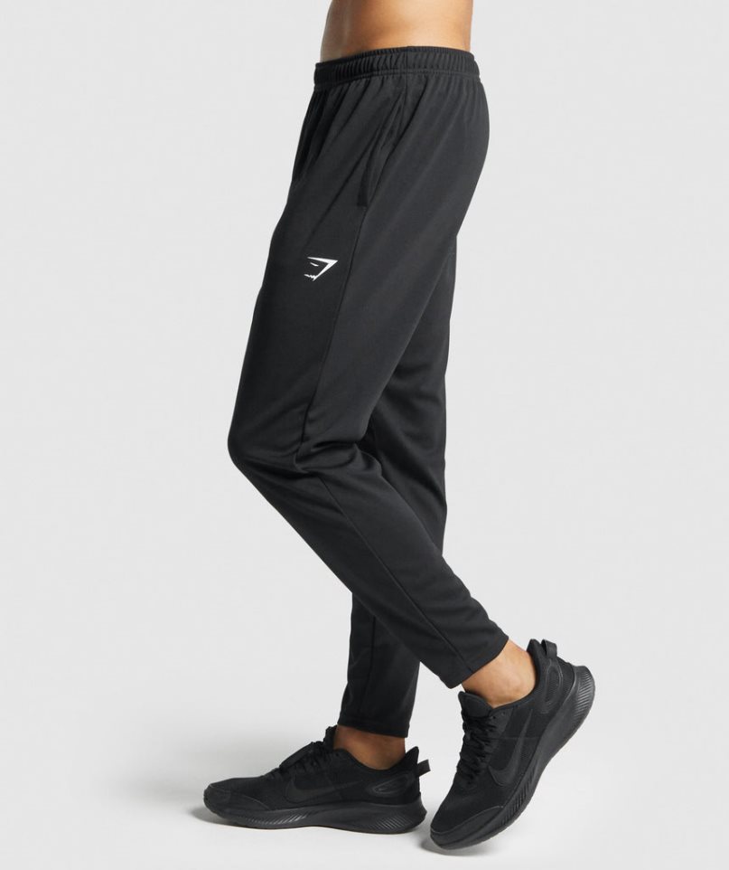 Men's Gymshark Arrival Knit Jogger Black | CA 3506N8